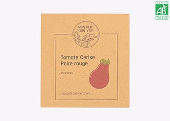 Tomate cerise poire rouge bio